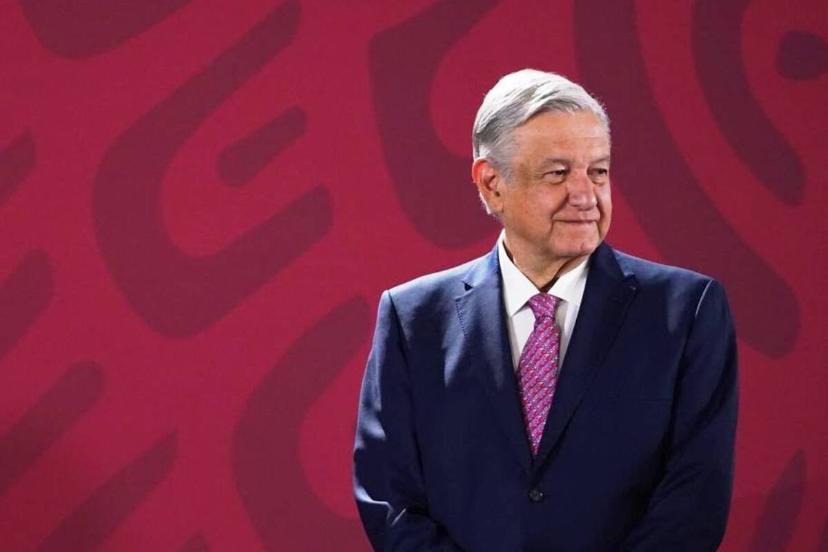 Conferencia de AMLO desde Palacio Nacional