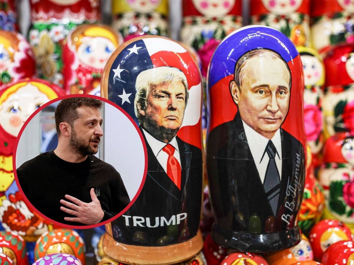 Guerra Rusia-Ucrania: Negociaciones de Trump con Rusia no involucran a Ucrania, reclama Zelenski. | Crédito: EFE/REUTERS