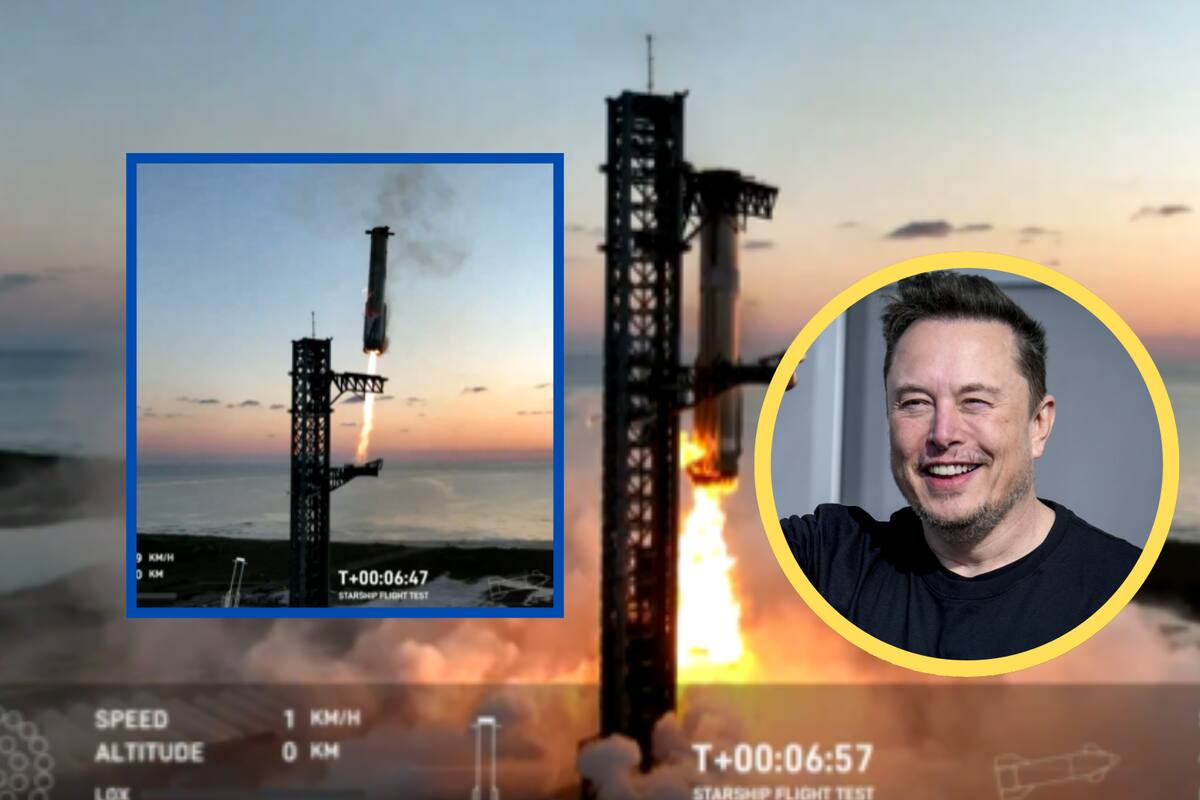 SpaceX hace historia: Así logró el aterrizaje dramático del cohete Starship en su quinto vuelo de prueba