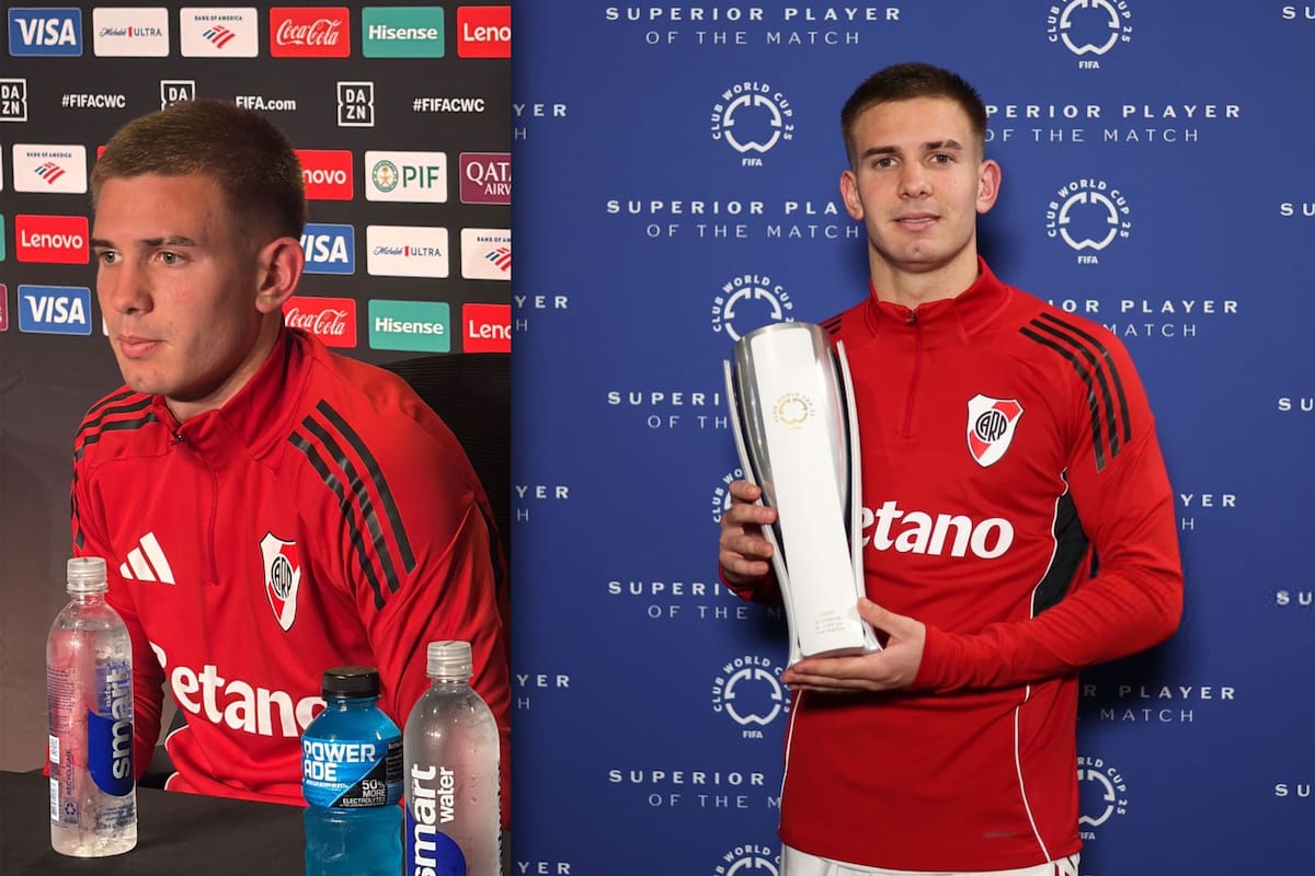 “Este equipo demanda salir a ganar”: Mastantuono declara intenciones de River Plate tras empate con Rayados