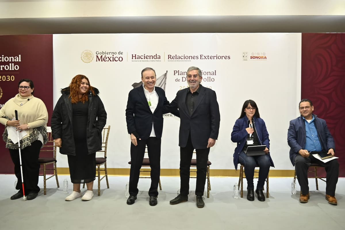 Gobernador Durazo y canciller de la Fuente trazan ruta de desarrollo con Consulta para el PND