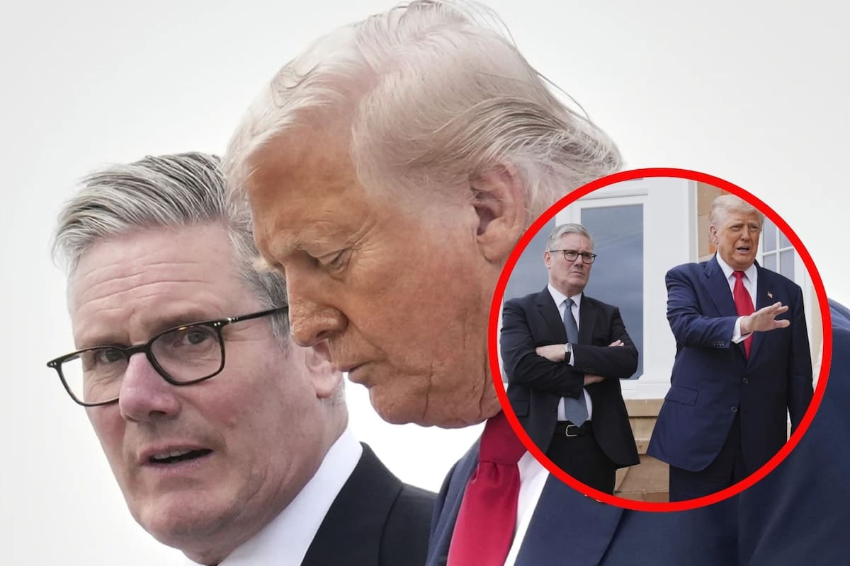 Trump desata incómodo momento con el primer ministro Keir Starmer al tachar de “desagradable” a Sadiq Khan, su amigo (VIDEO)