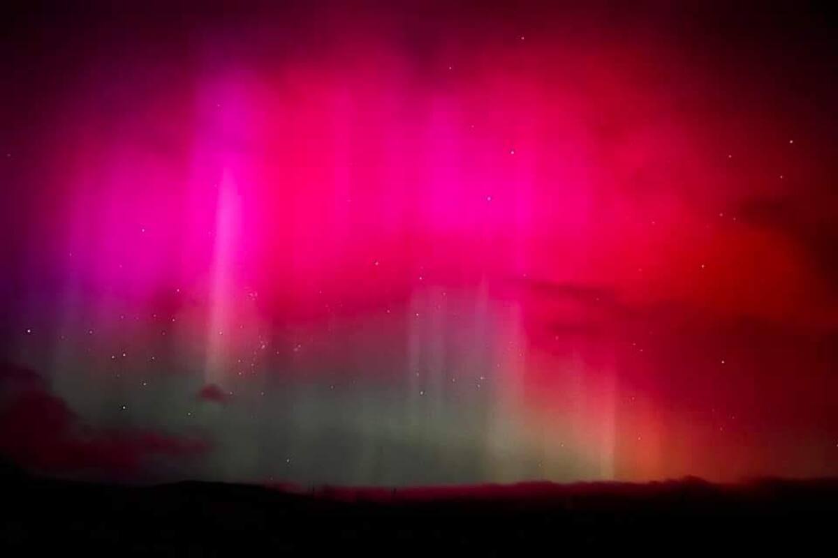 Auroras boreales pueden ser visibles en Sonora y Arizona este fin de semana