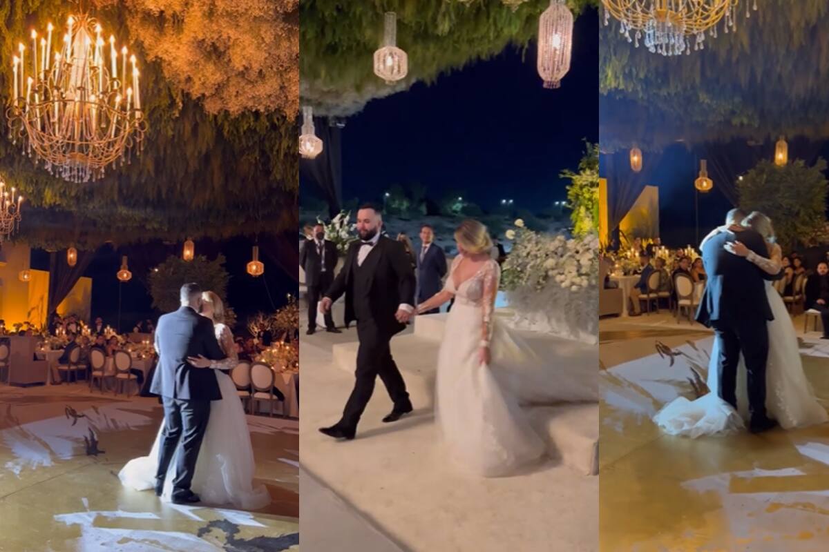 VIDEO: Así fue la lujosa boda de Carín León y Alejandra Esquer en Hermosillo