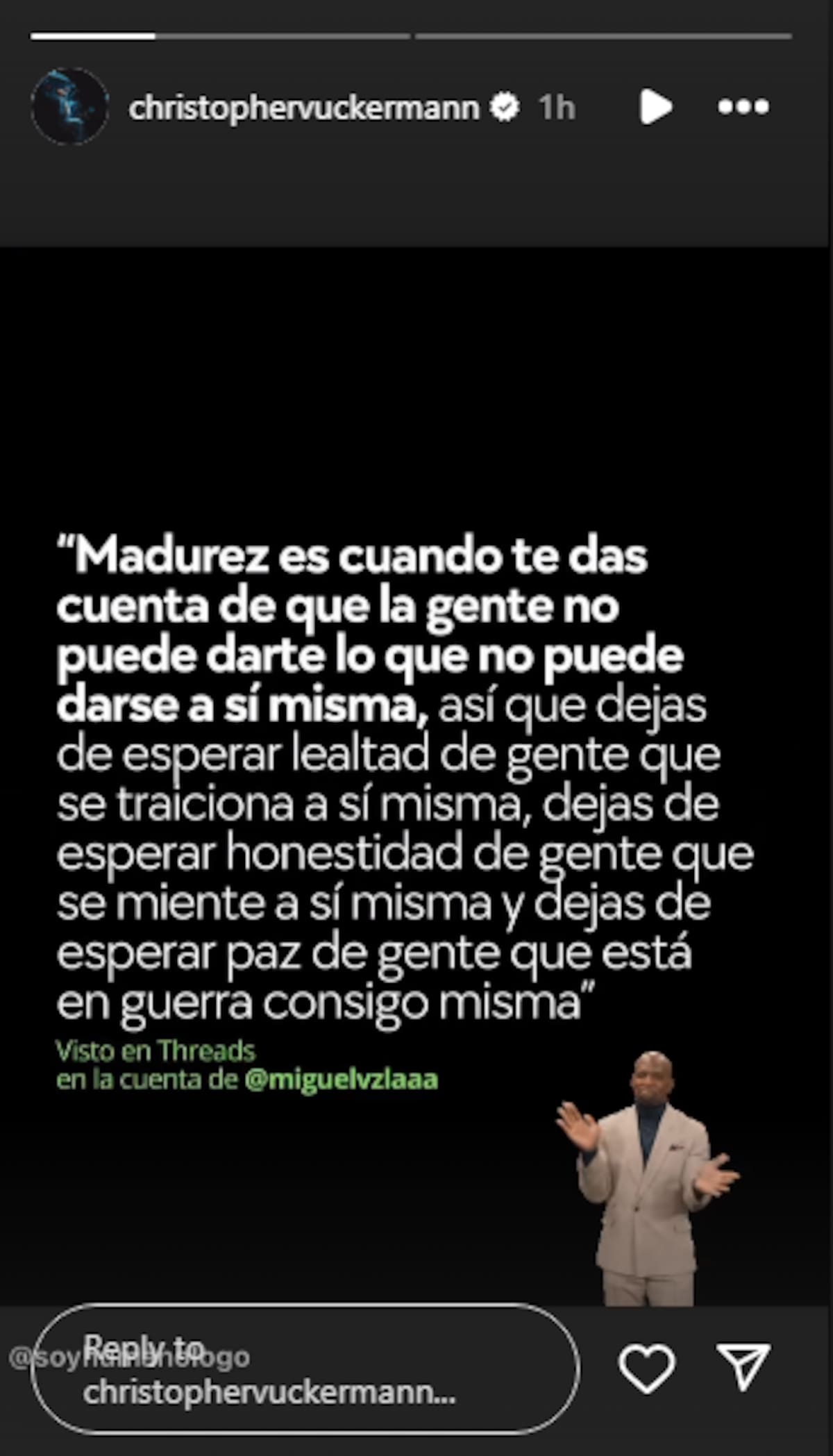 Christopher von Uckermann compartió la historia de Dulce María