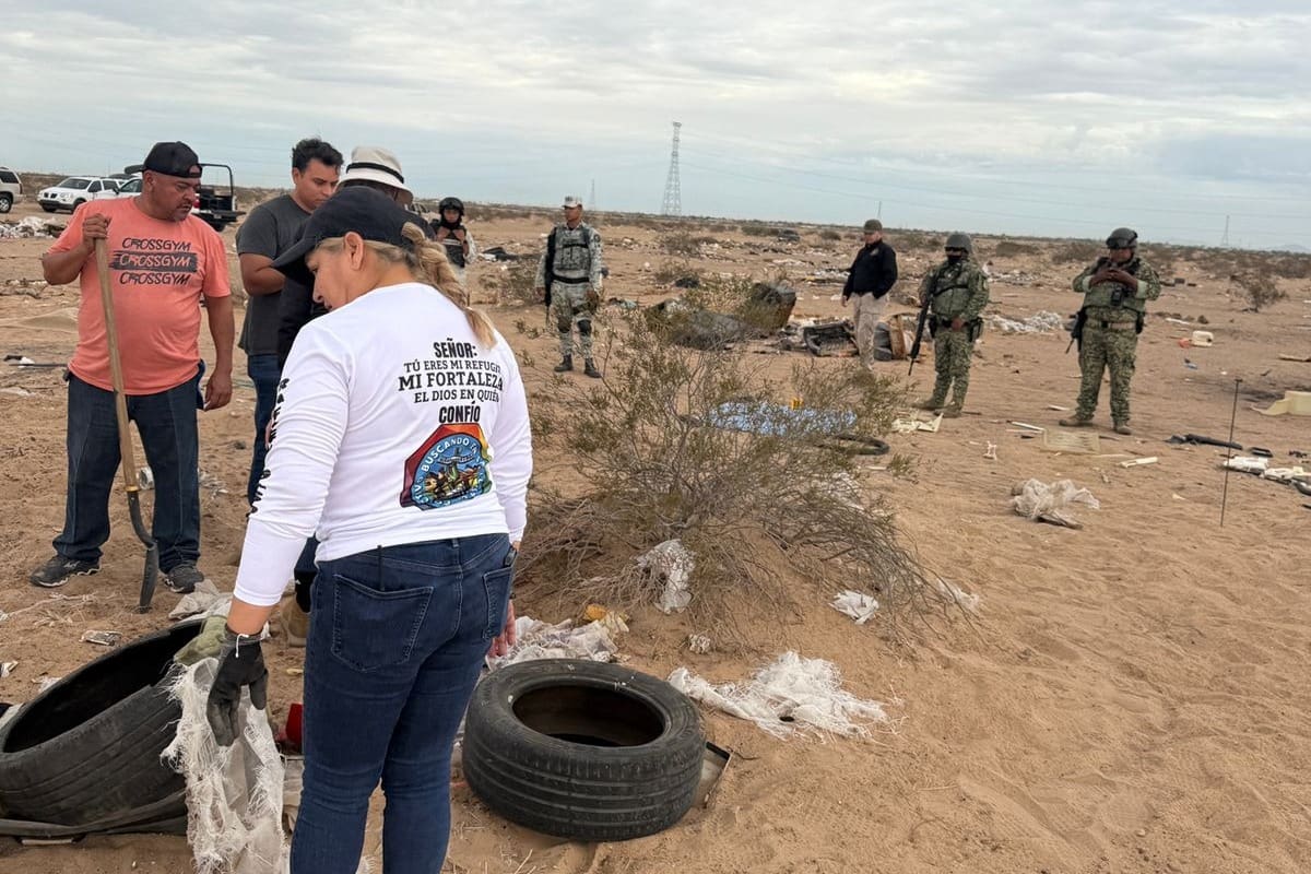 Encuentran restos óseos en cinco fosas al final de la calle 26