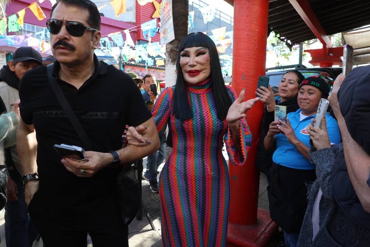 Lyn May en la Zona Centro de Tijuana. Foto: Sergio Ortiz