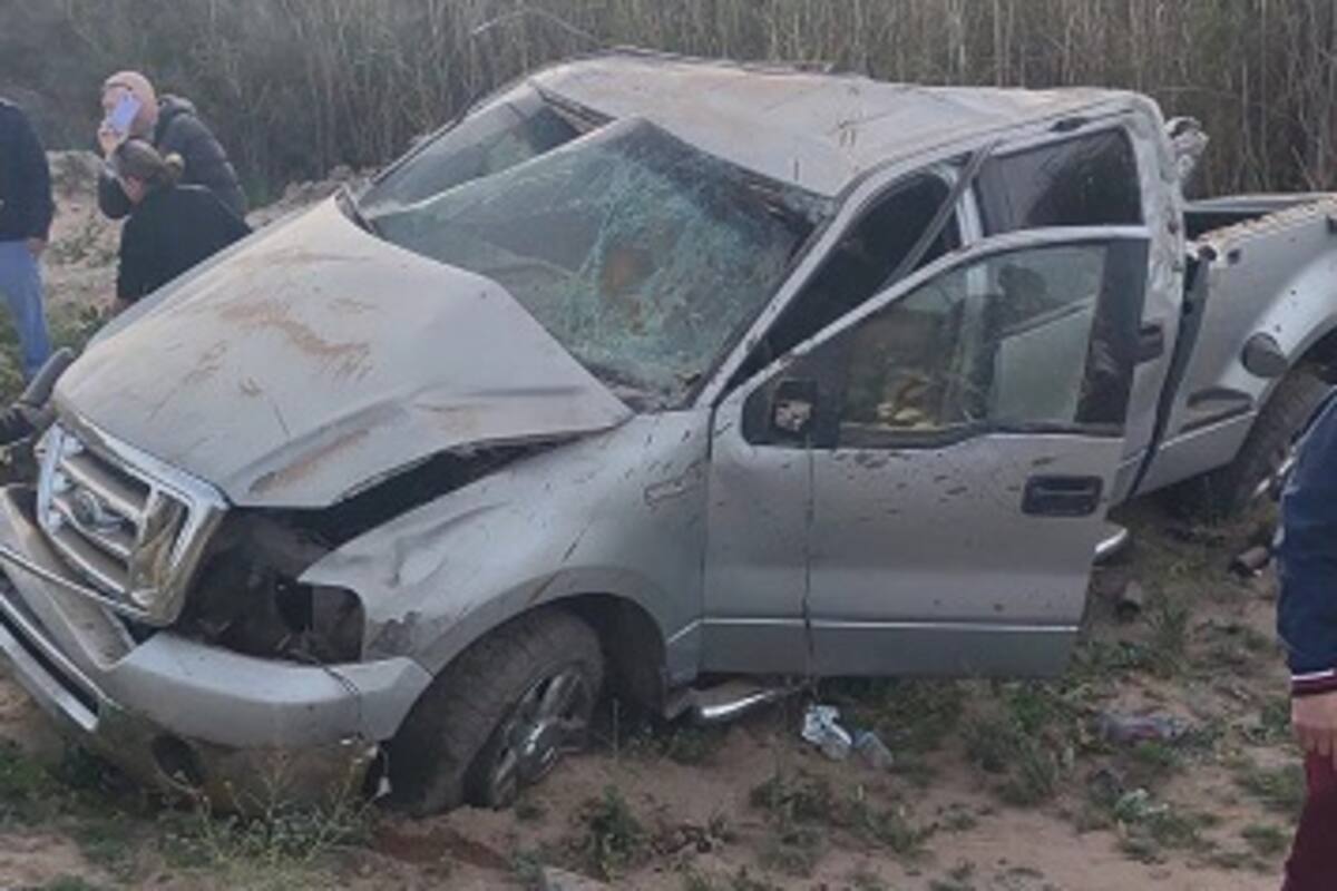 Estadounidenses vuelcan en Los Algodones