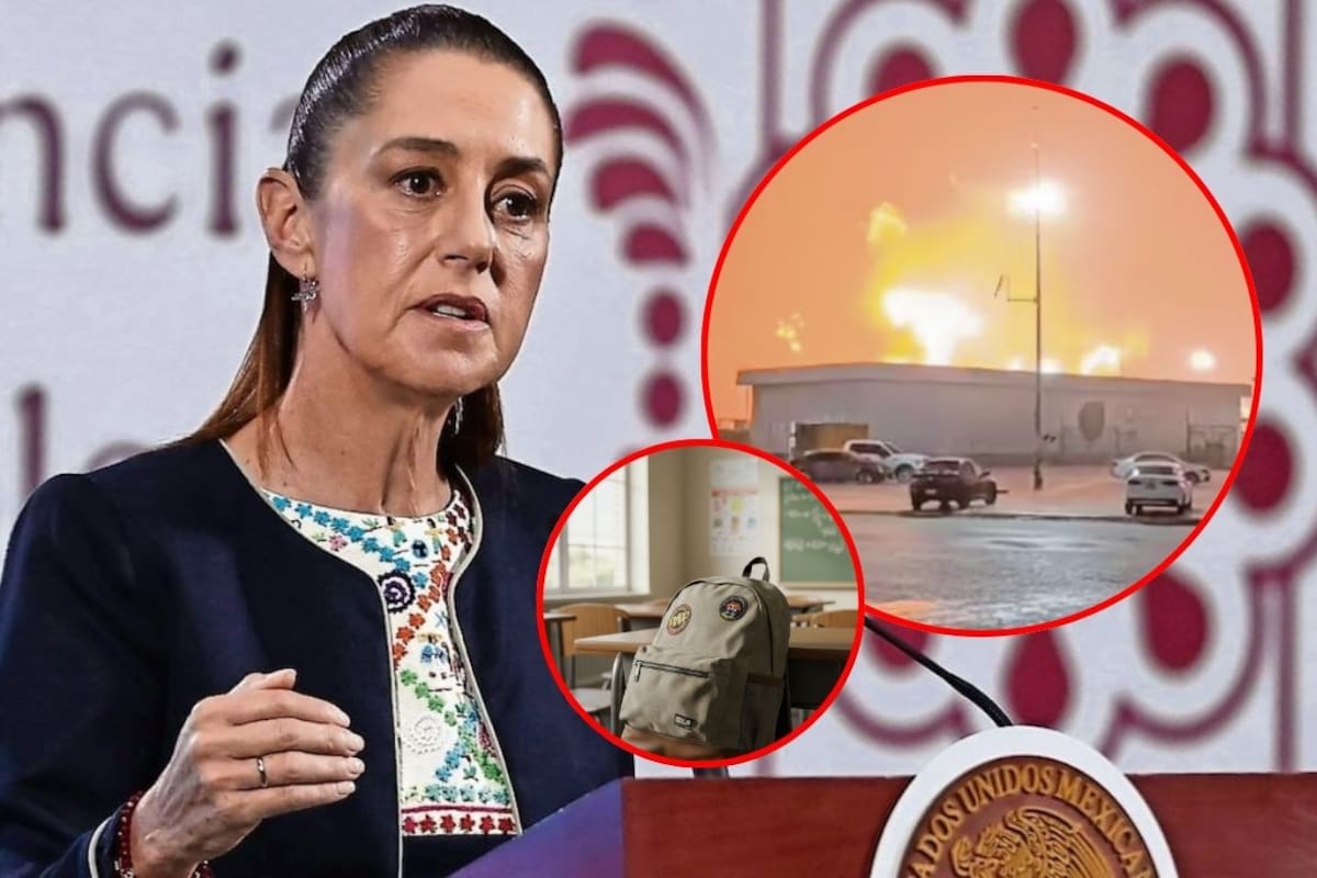 Tras incendio donde murieron 5 personas, Sheinbaum pide reubicar escuela cercana a refinería Olmeca en Dos Bocas