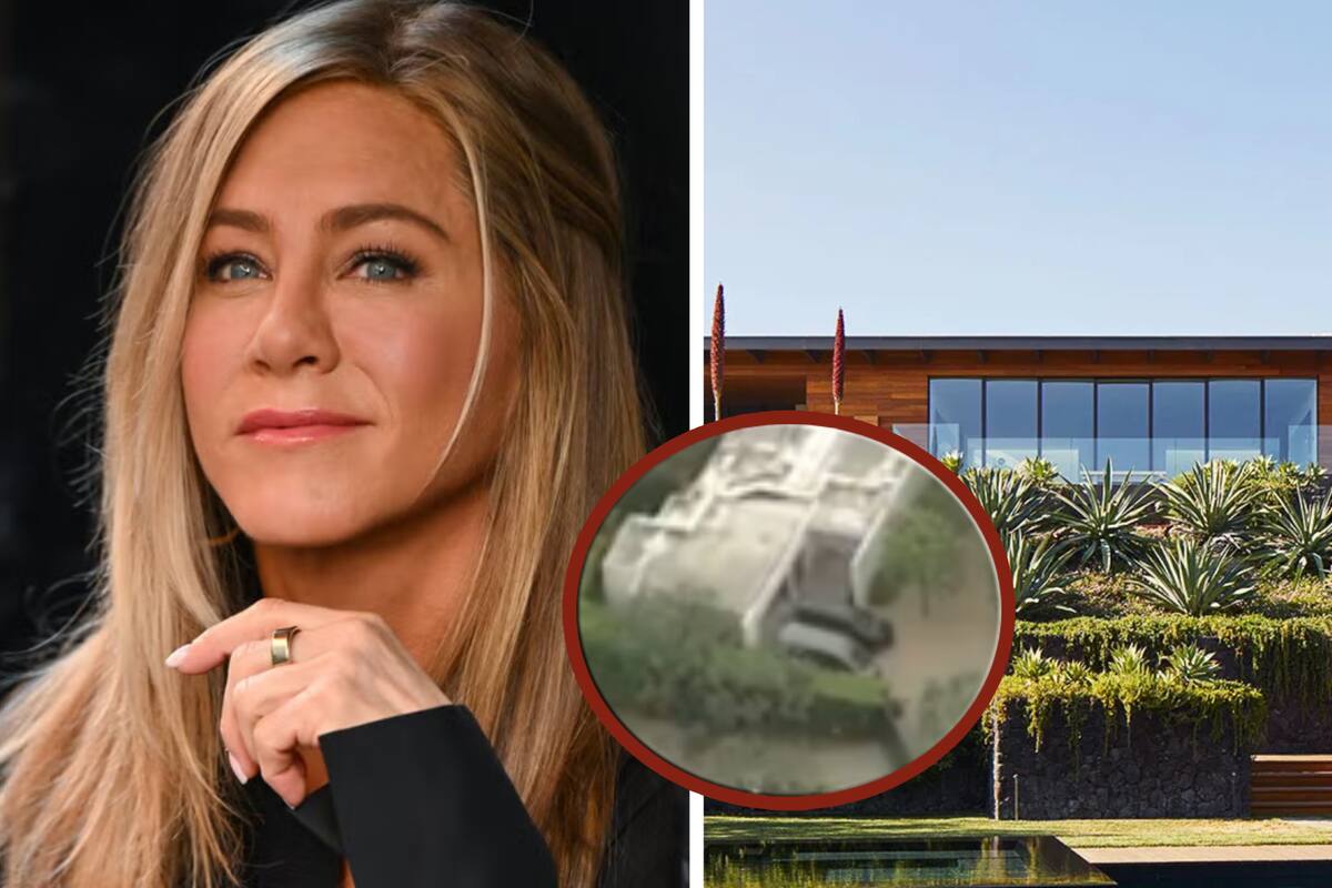 Arrestan a hombre por chocar contra la mansión de Jennifer Aniston