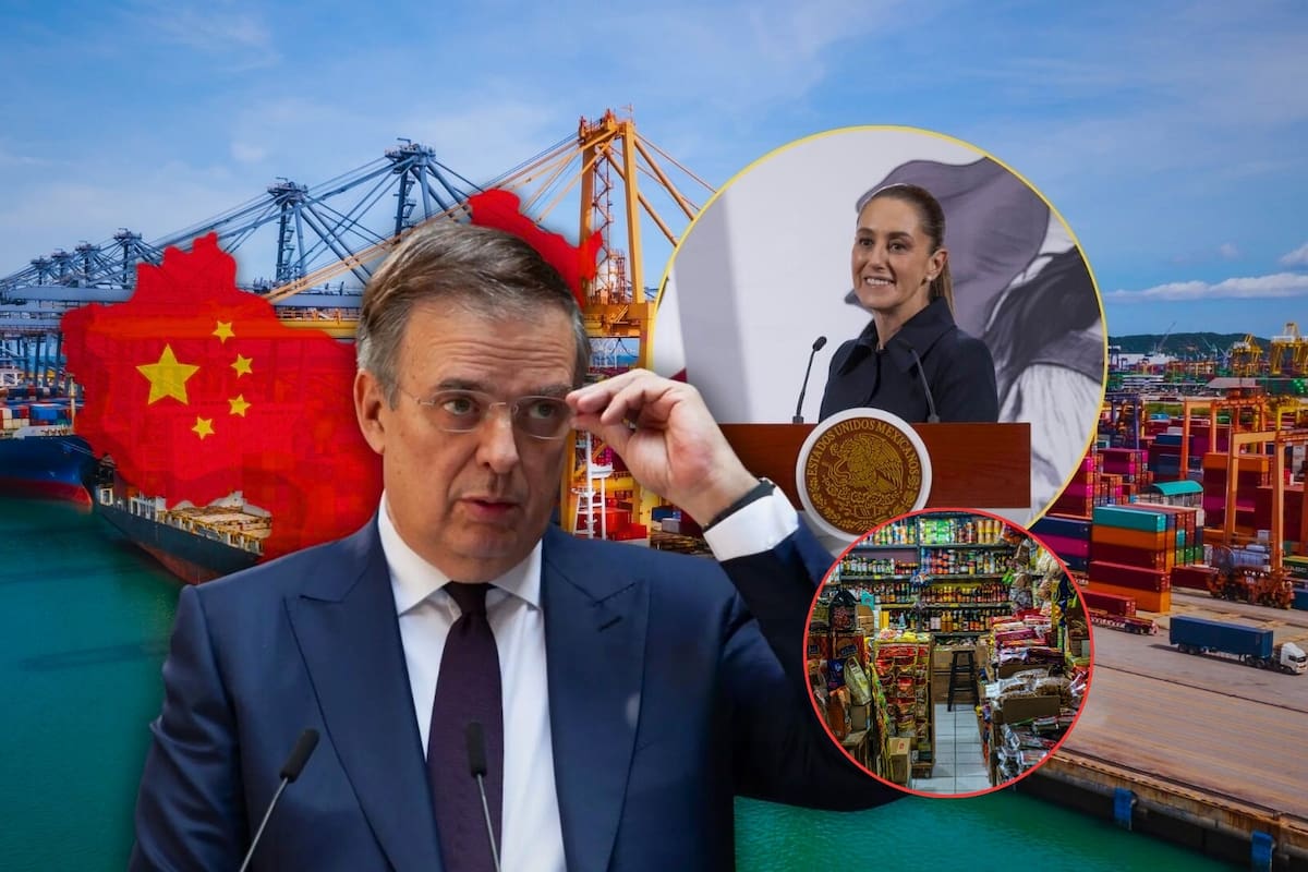 Ebrard y Sheinbaum intensificaron las medidas contra China por prácticas desleales, para frenar la importación de productos artificialmente baratos y proteger al menos 350 mil empleos en México