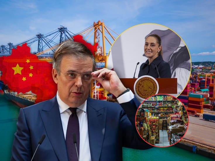 Ebrard y Sheinbaum intensificaron las medidas contra China por prácticas desleales, para frenar la importación de productos artificialmente baratos y proteger al menos 350 mil empleos en México