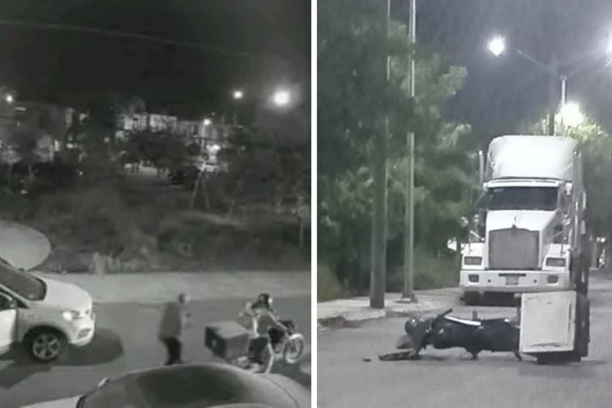 Impactante video muestra el secuestro de repartidores en El Carmen, Nuevo León