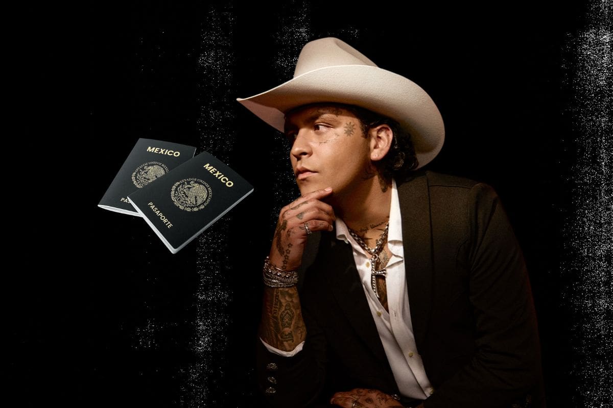 Christian Nodal podría perder su pasaporte si es vinculado a proceso por falsificación documental