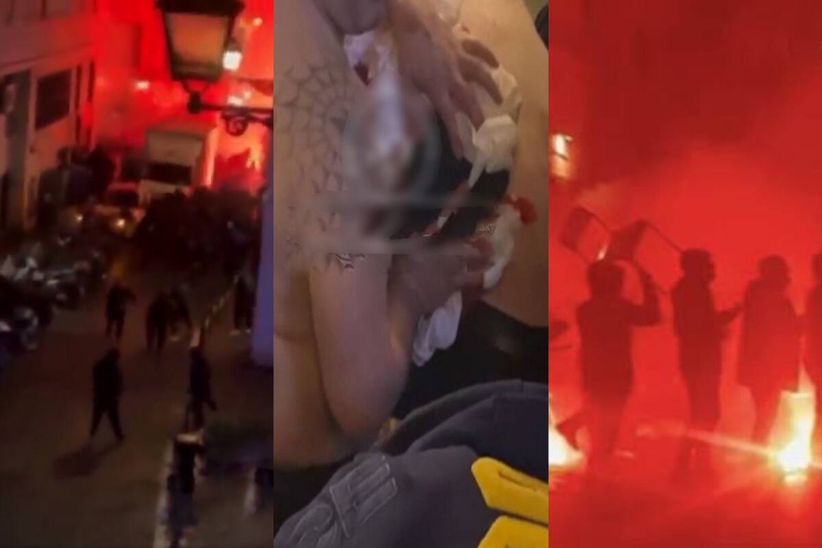 Aficionados de la Real Sociedad son apuñalados en Italia tras ataque de ultras de la Lazio