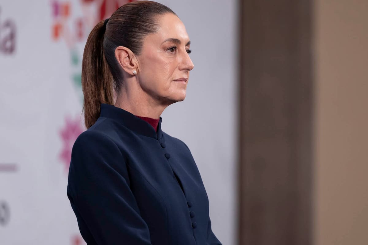 La presidenta Claudia Sheinbaum en su 'Conferencia del Pueblo' del 14 de octubre del 2025. | Crédito: Presidencia