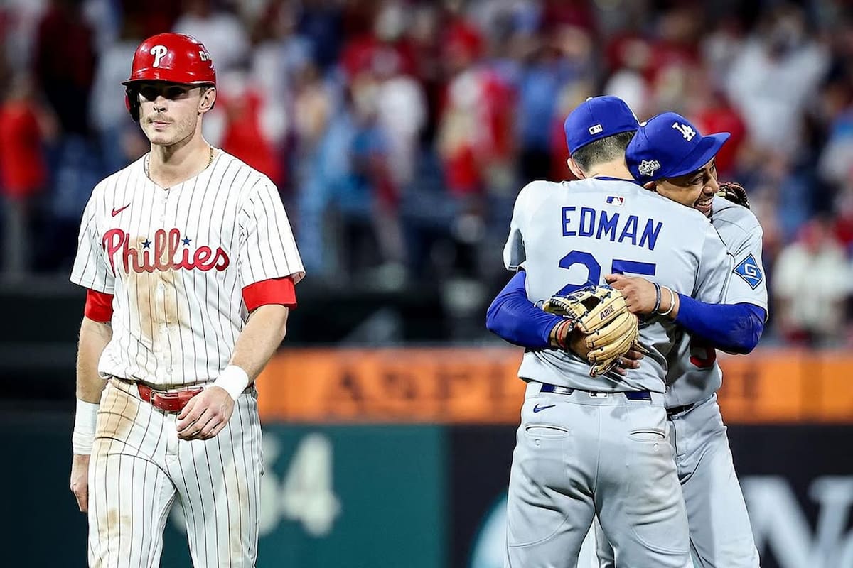 Dodgers silencian a Filadelfia y se ponen a una victoria de la Serie de Campeonato
