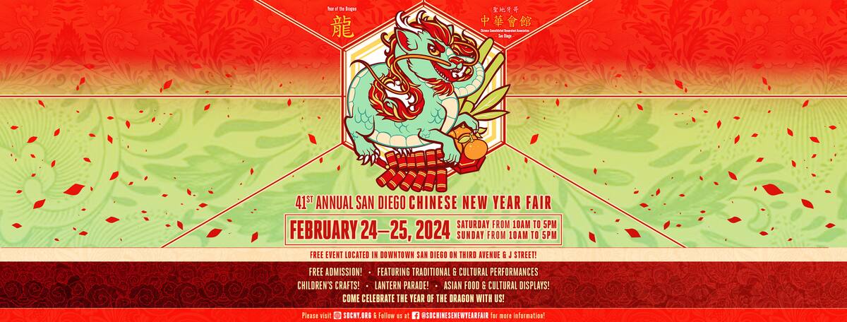 Festival Anual del Año Nuevo Chino en San Diego.