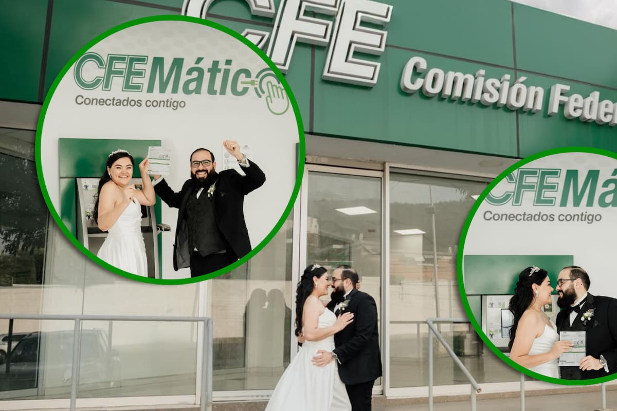VIRAL: ¡Con toda la energía!, Pareja de novios escoge instalaciones de CFE para su sesión fotográfica de boda