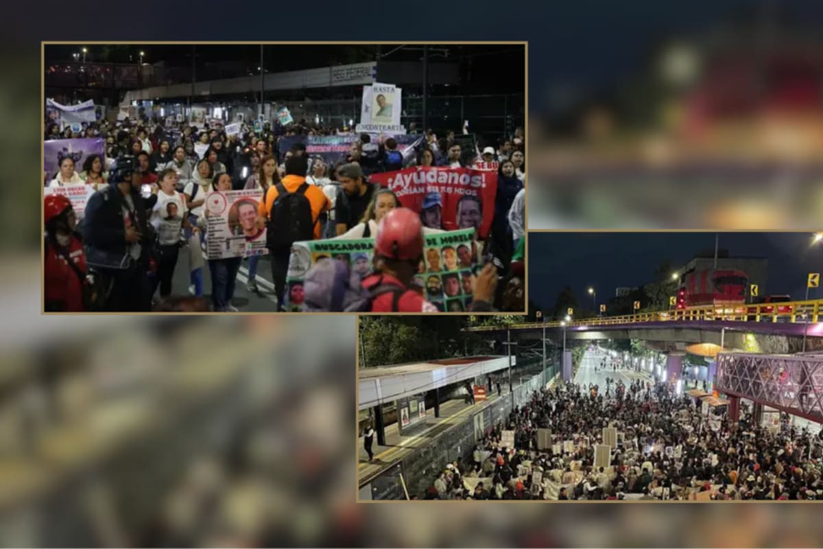 Mientras inicia el Mundial 2026, familiares de desaparecidos toman las calles de la CDMX para exigir avances en la búsqueda e identificación de personas