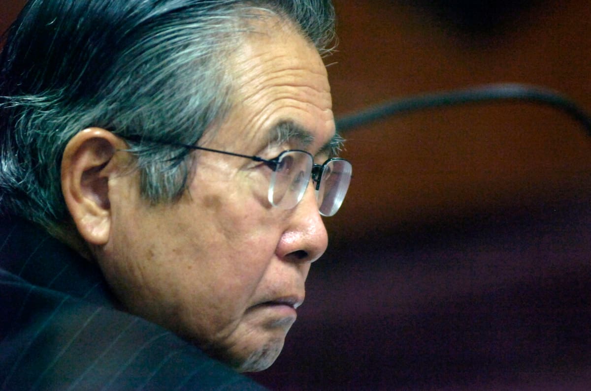 Alberto Fujimori, ex presidente de Perú que murió en 2024. (AP Photo/Karel Navarro, File)
