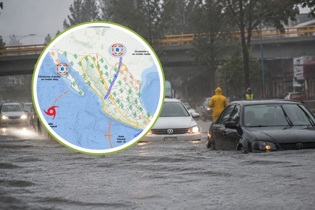 Mientas en algunas partes de México habrá lluvias torrenciales en otras regiones del país hará calor extremo, alerta la Conagua