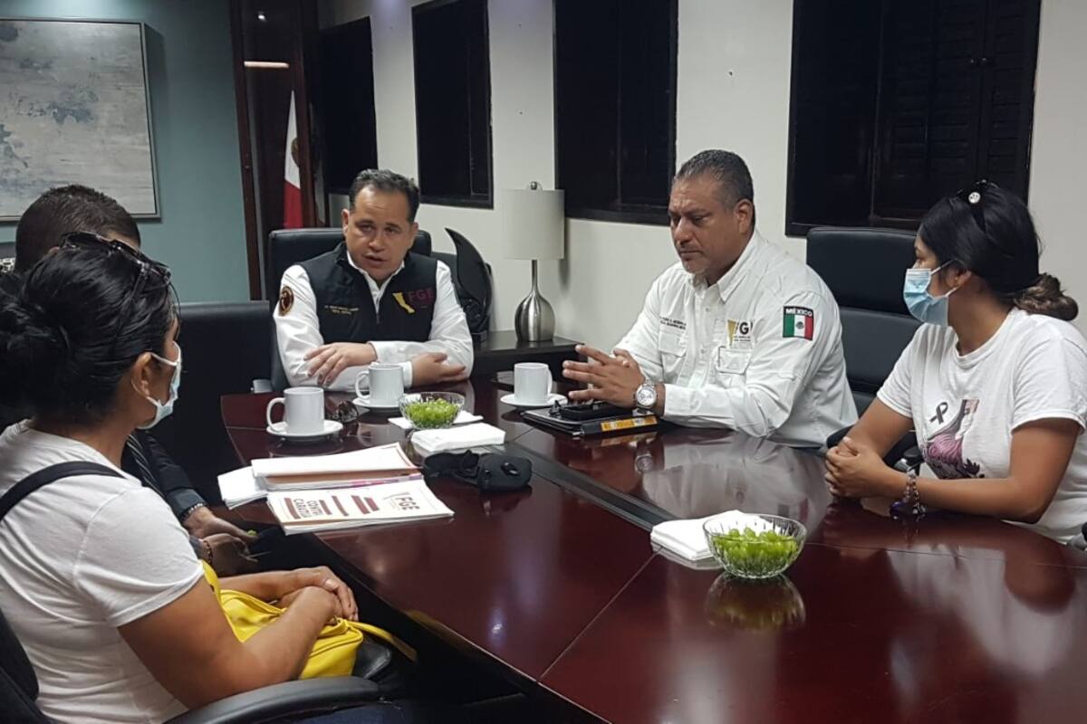 Recibe fiscal a familia de Brenda, mujer asesinada y encontrada en dren