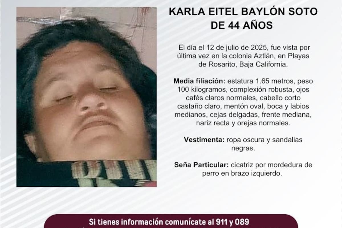 Se busca a Karla Eitel Baylón Soto, quien padece de facultades mentales