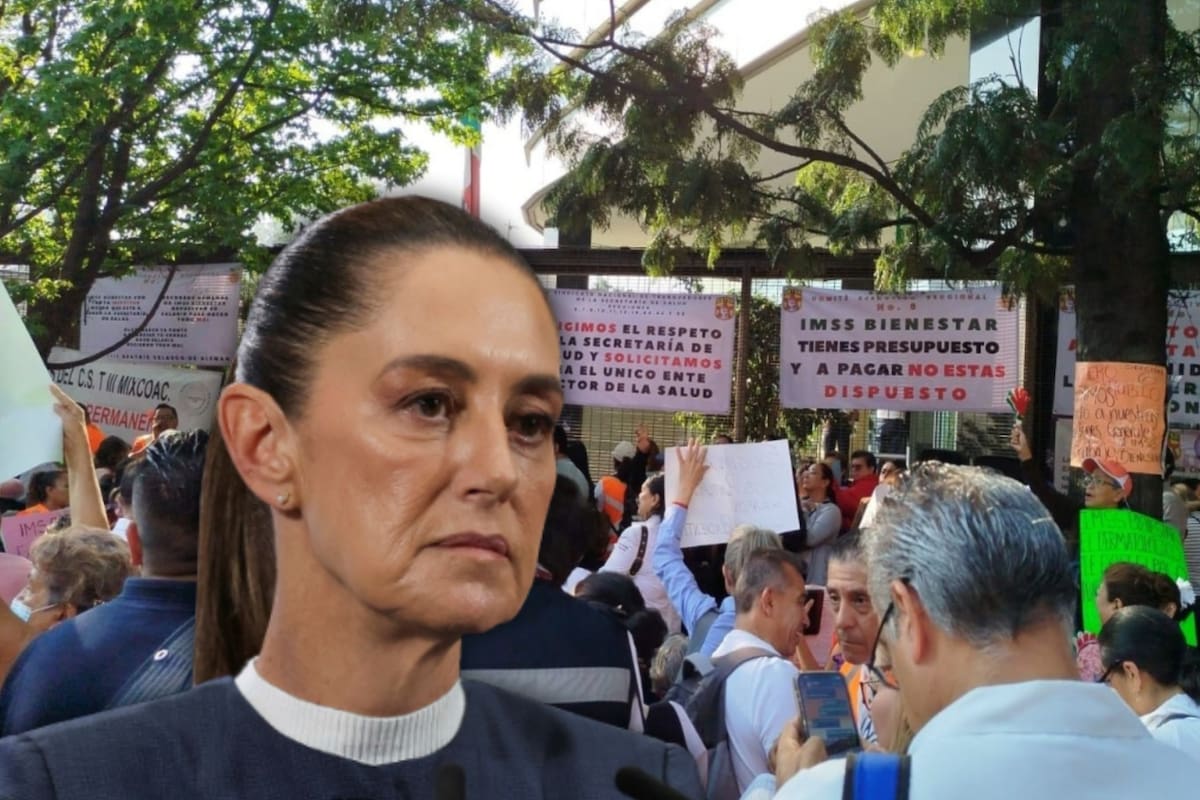 Claudia Sheinbaum Pardo fue solicitada por trabajadores del IMSS-Bienestar para garantizar insumos médicos y condiciones laborales dignas ante falta de nombramientos y uniformes de 2025