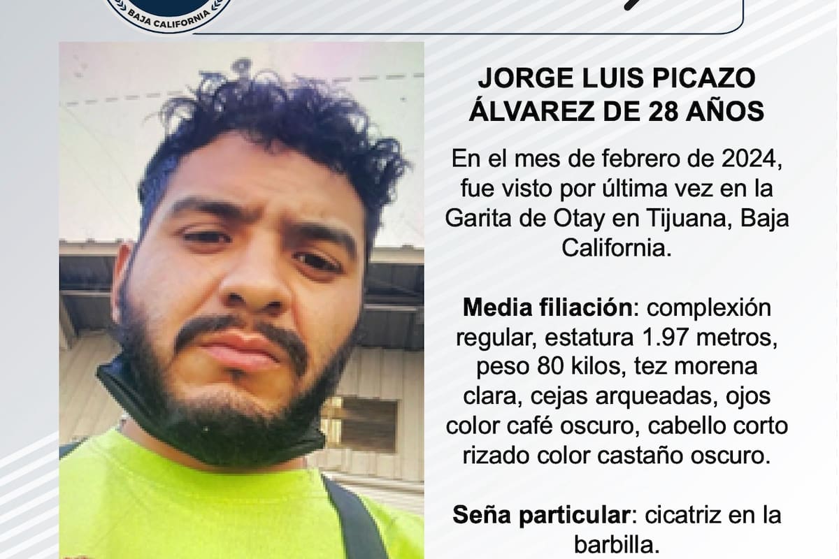 Se busca a Jorge Luis Picazo Álvarez de 28 años