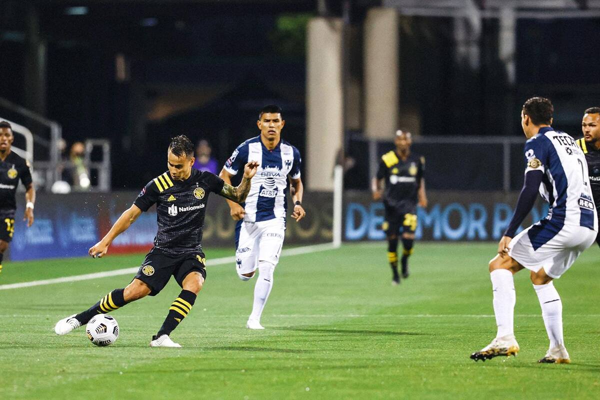 Monterrey le empata de último minuto a Columbus en ida de cuartos de Concachampions