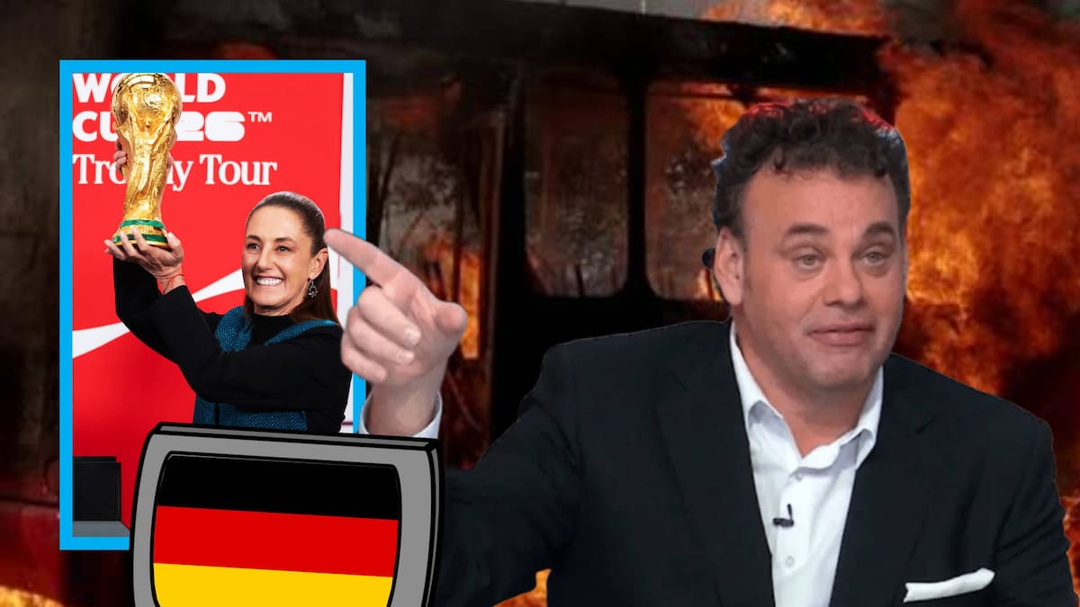 David Faitelson apareció en reportaje de la televisión alemana sobre el Mundial 2026, criticando la violencia en México y al gobierno de Claudia Sheinbaum