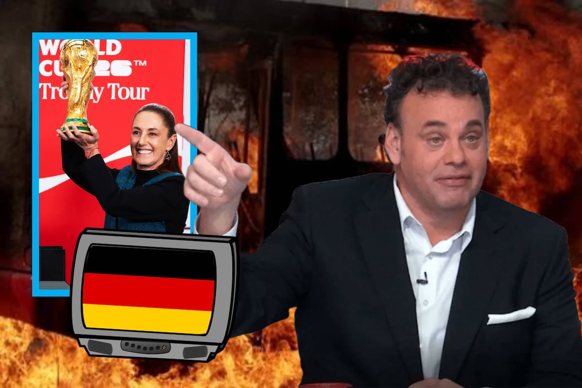 David Faitelson apareció en reportaje de la televisión alemana sobre el Mundial 2026, criticando la violencia en México y al gobierno de Claudia Sheinbaum