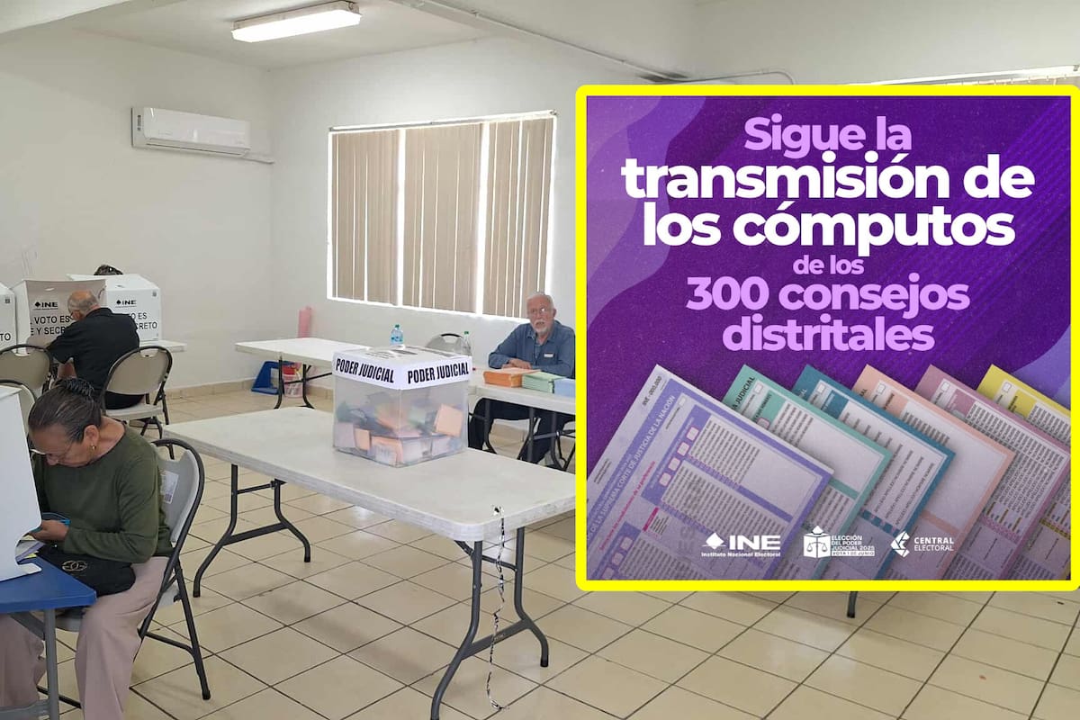 INE transmite en vivo cómputos de la elección del Poder Judicial: Aquí los puedes ver