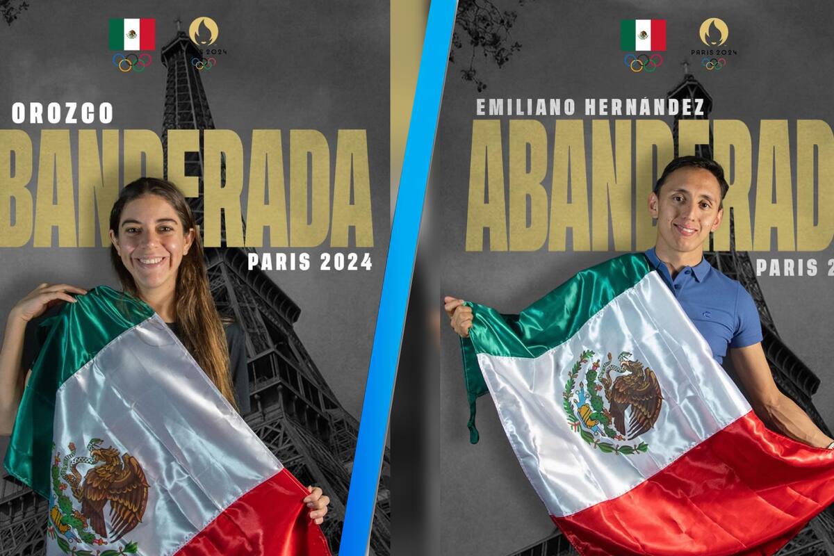 ¿Quiénes son los abanderados de México en París 2024? Conoce a Alejandra Orozco y Emiliano Hernández