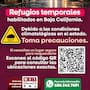 Alertan por lluvias y vientos de hasta 70 km/h en Mexicali por la tormenta Rachel