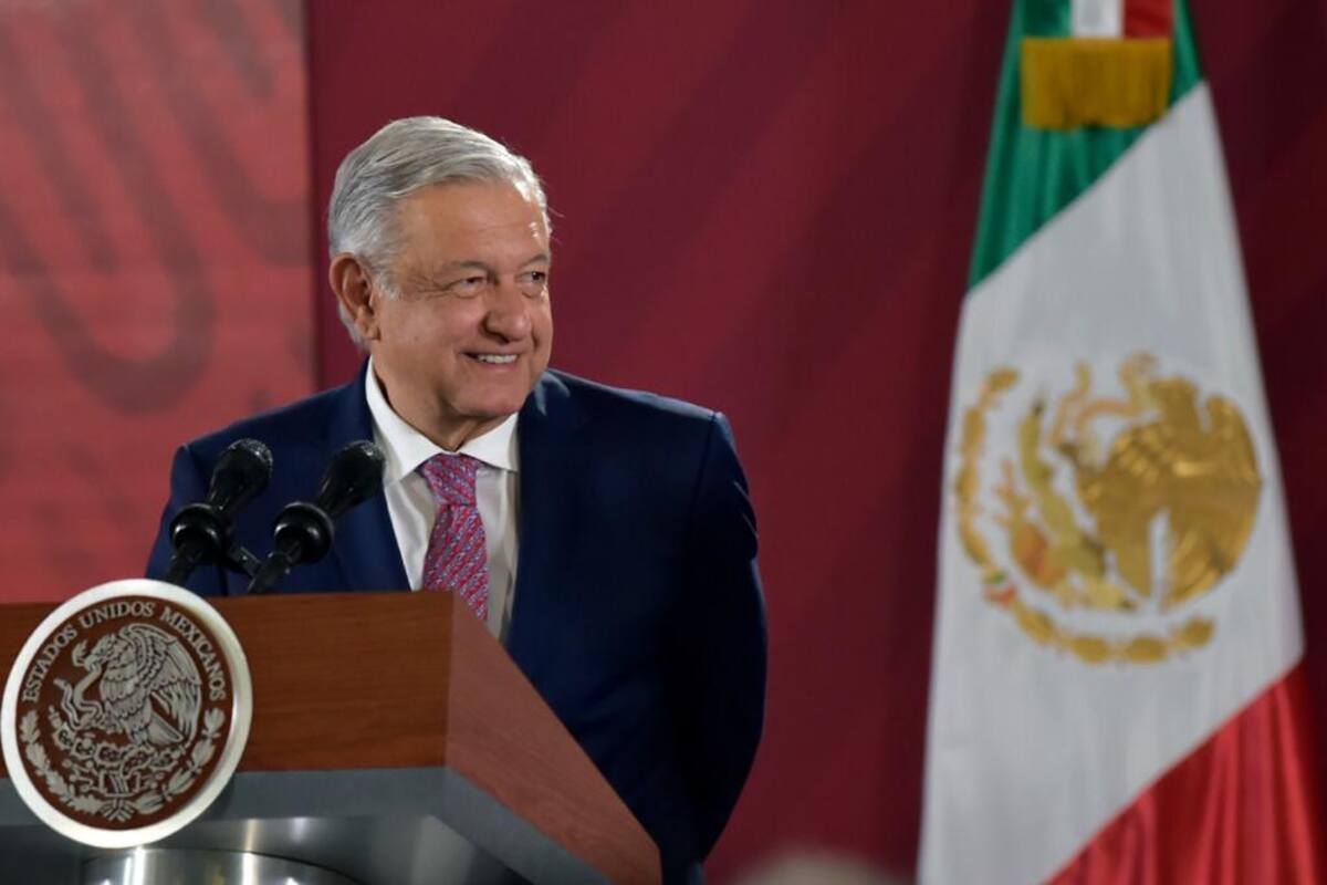Conferencia de AMLO desde Palacio Nacional