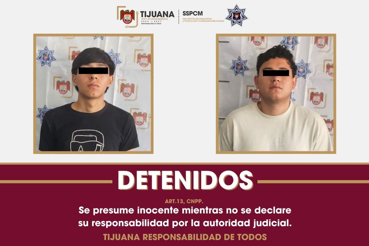 Detienen a dos presuntos responsables de homicidio en Las Huertas
