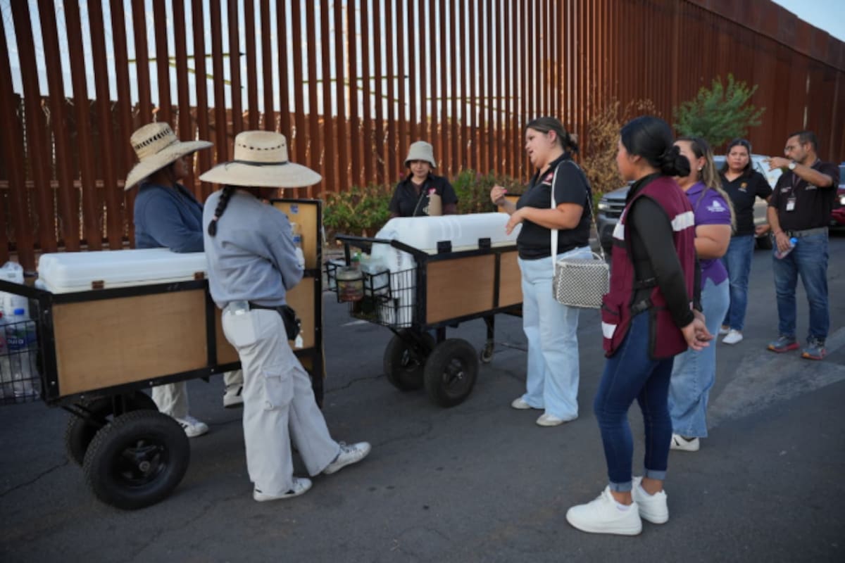Operativo en la Garita Centro de Mexicali busca recuperar el orden y atender problemática social