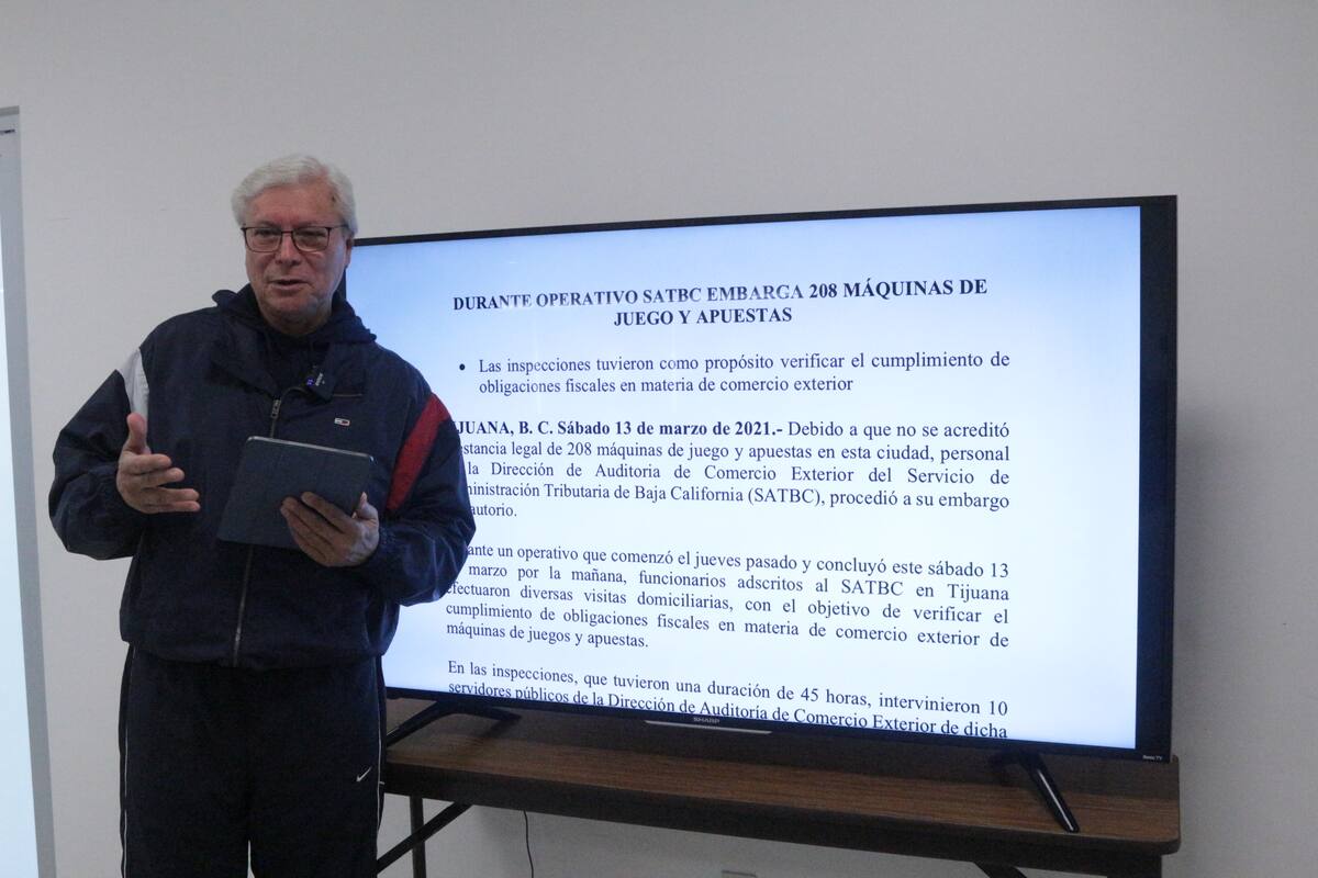 Máquinas de apuestas aseguradas son acto de presunto contrabando: Bonilla