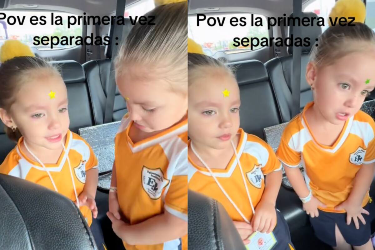 Hermanas gemelas se reencuentran después de haber sido separadas por primera vez debido a la escuela (VIDEO)