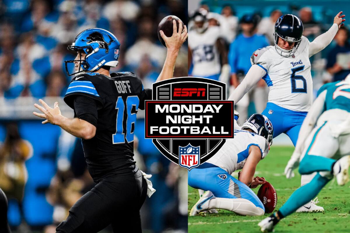 Monday Night Football: Titans le pasan por encima a los Dolphins y Lions apabullan a los Seahawks robándoles el invicto