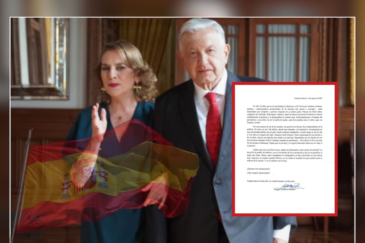 Beatriz Gutiérrez Müller se defiende con carta pública y acusa “calumnias” por su supuesta mudanza a España: “No me he ido a vivir allá”, dice