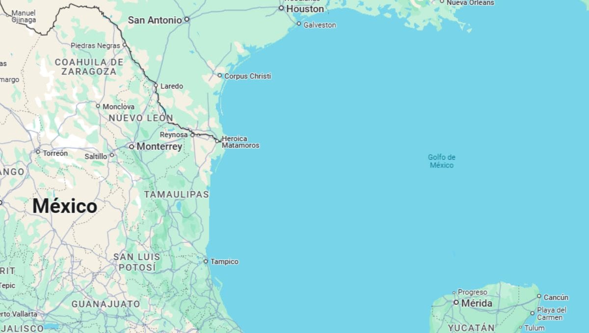 Golfo de México, Google Maps