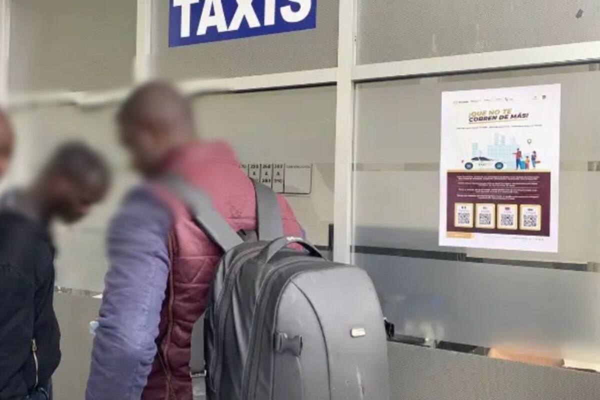 Buscan dar información a migrantes en aeropuerto