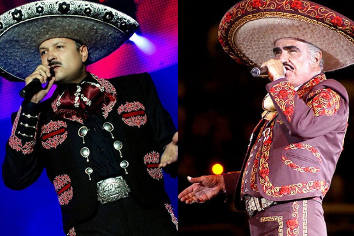 Pepe Aguilar se inspiró en Vicente Fernández para sus trajes de charro