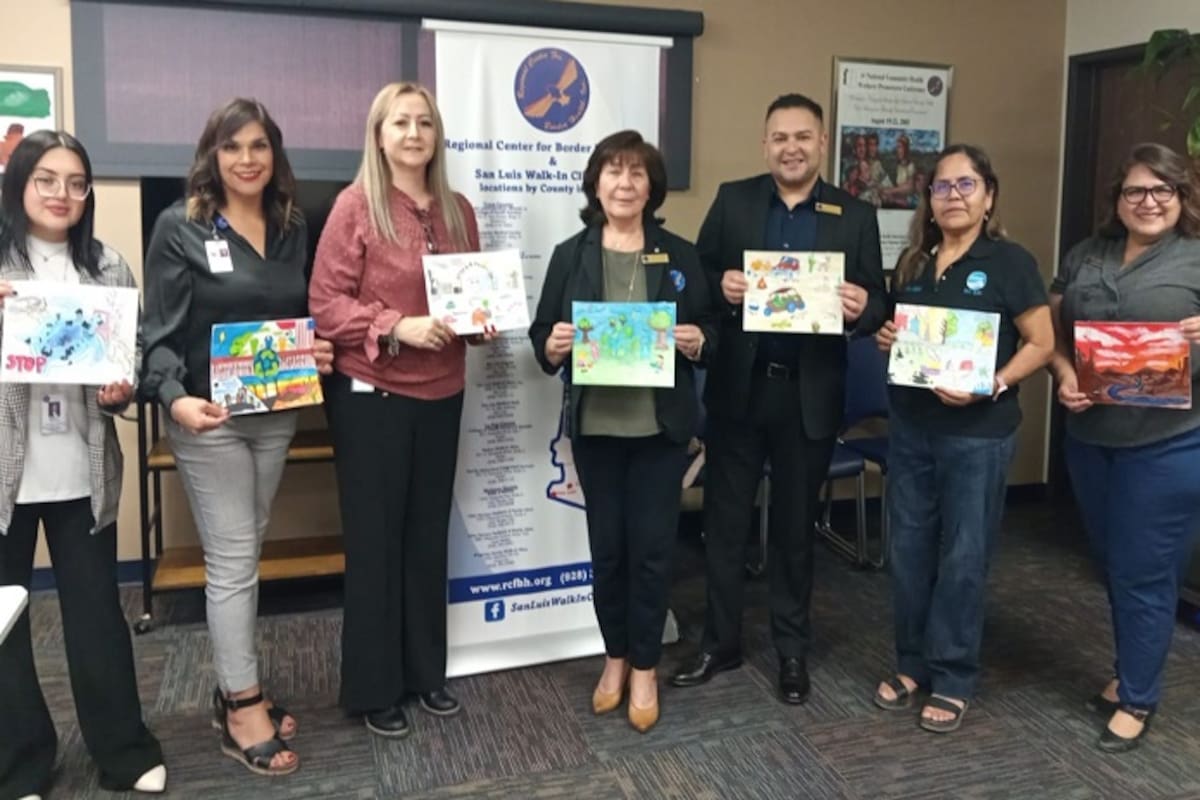 Estudiantes de Yuma y San Luis RC ilustrarán el Calendario Binacional de Aire Limpio 2026