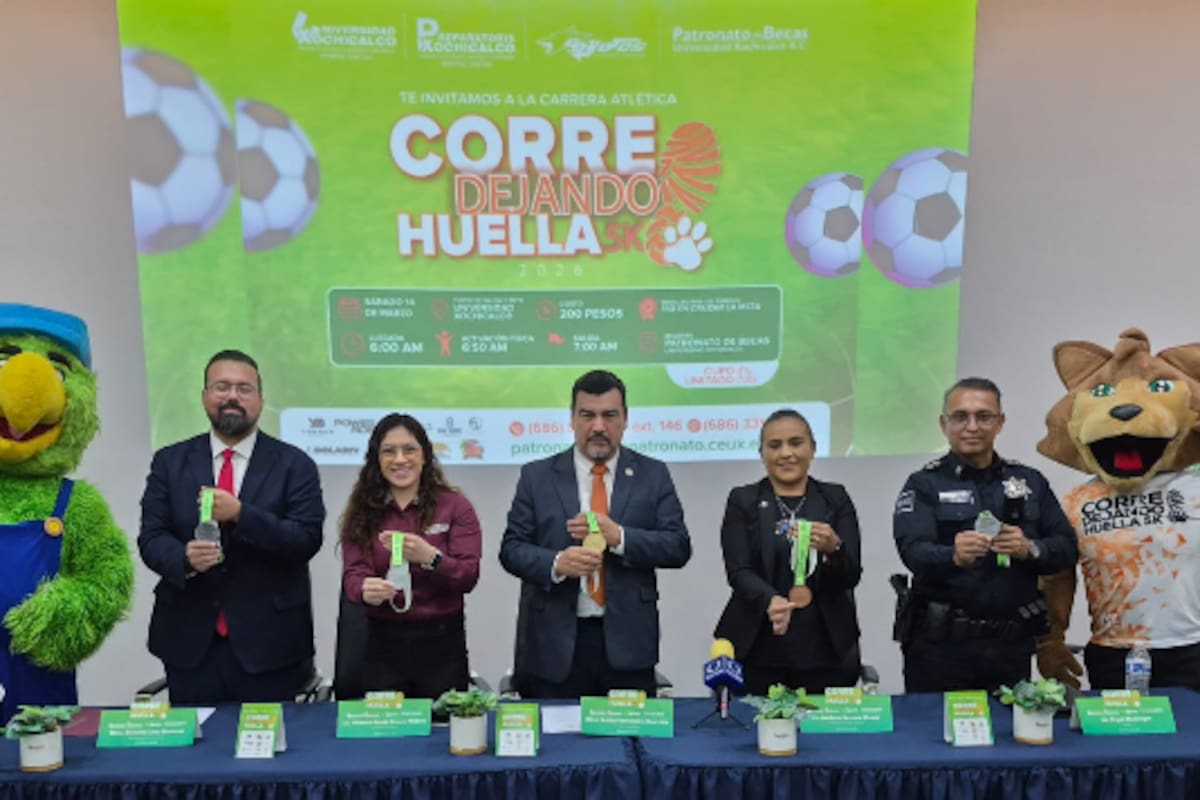 Todo listo para la carrera atlética Dejando Huella