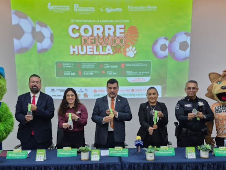 Todo listo para la carrera atlética Dejando Huella