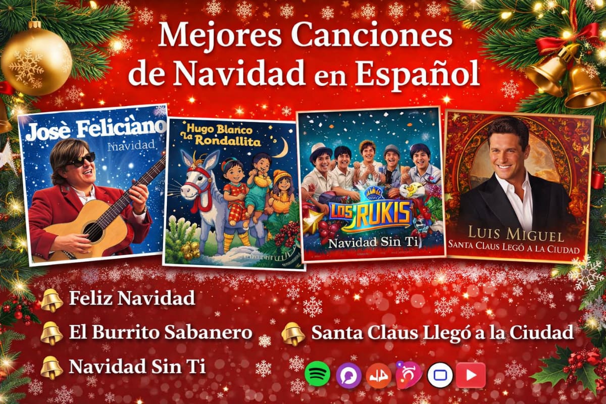 Estos son las mejores canciones de navidad en español, según la IA